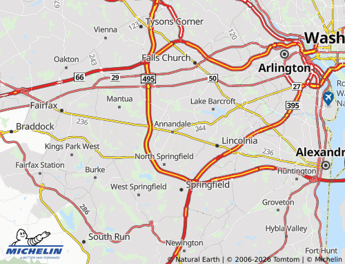 Mappa MICHELIN Annandale - ViaMichelin