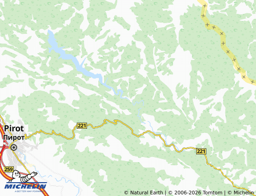 Mapa MICHELIN Pakleštica - ViaMichelin
