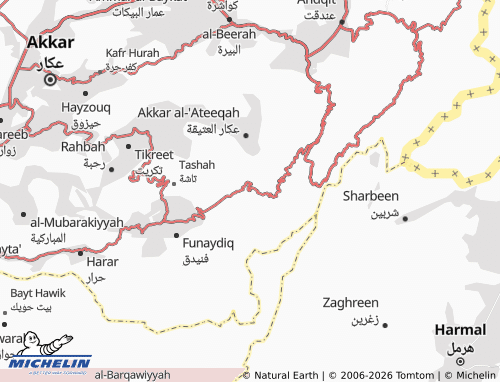 Mapa MICHELIN Jabal al-Qattarah - ViaMichelin