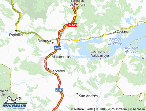 MICHELIN-Landkarte Horna del Ebro - ViaMichelin