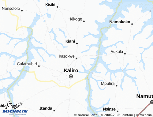 MICHELIN-Landkarte Kasokwe - ViaMichelin