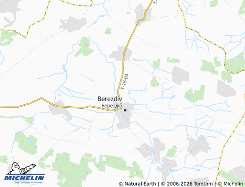 MICHELIN Selychiv map - ViaMichelin