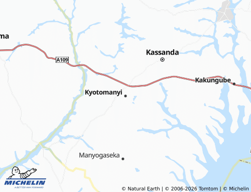 Kaart MICHELIN Kyotomanyi - ViaMichelin