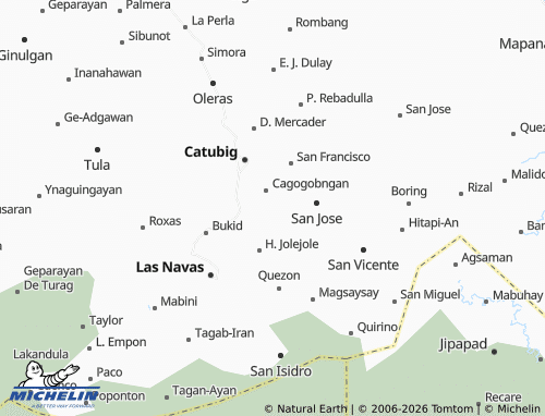 MICHELIN Osmeña map - ViaMichelin