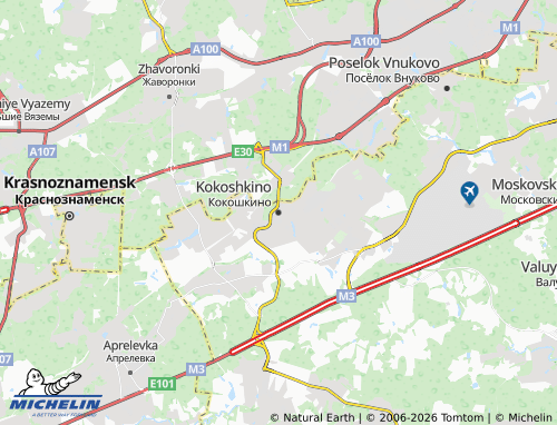 Carte MICHELIN Kokoshkino - ViaMichelin