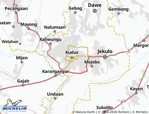 Mapa MICHELIN Kramat - ViaMichelin