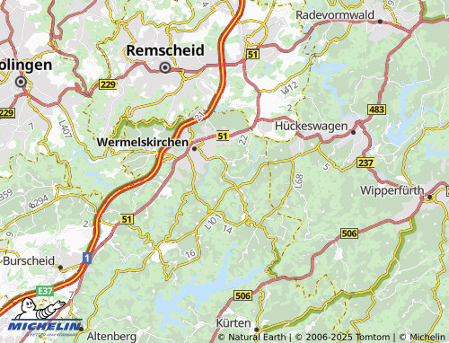 MICHELIN Eipringhausen map - ViaMichelin