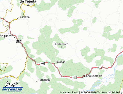 Mapa MICHELIN Xochimilco - ViaMichelin