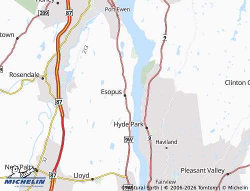 Mappa MICHELIN Esopus - ViaMichelin
