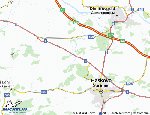 Mappa MICHELIN Klokotnitsa - ViaMichelin