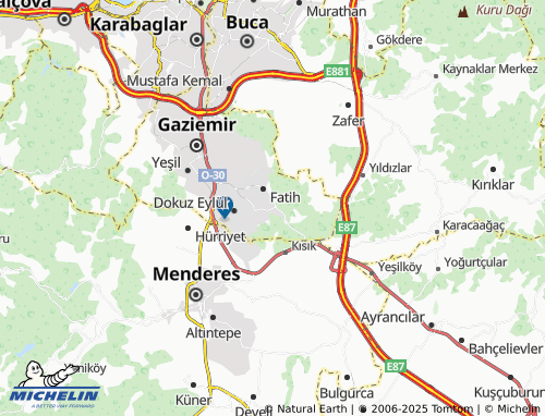 MICHELIN Hürriyet map - ViaMichelin