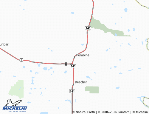 Mappa MICHELIN Pembine - ViaMichelin