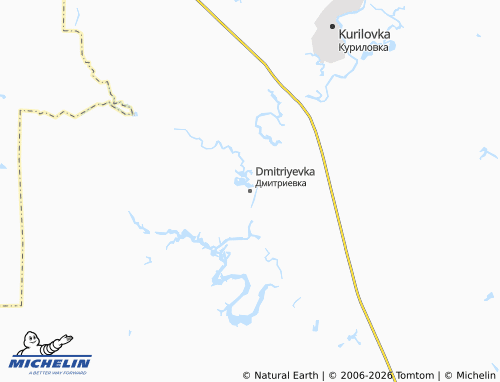 MICHELIN-Landkarte Dmitriyevka - ViaMichelin
