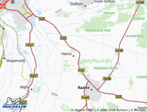 MICHELIN Heino map - ViaMichelin