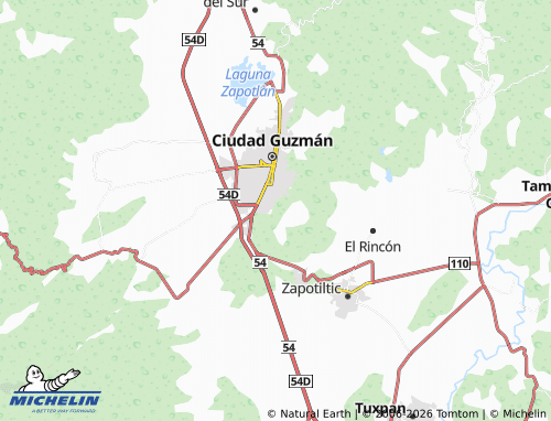 Mapa MICHELIN Pueblo de Jalisco - ViaMichelin