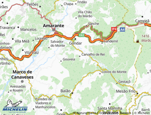 MICHELIN-Landkarte Alto do Vermelhinho - ViaMichelin