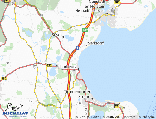 MICHELIN Haffkrug map - ViaMichelin