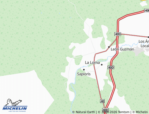 Kaart MICHELIN San Jacinto - ViaMichelin