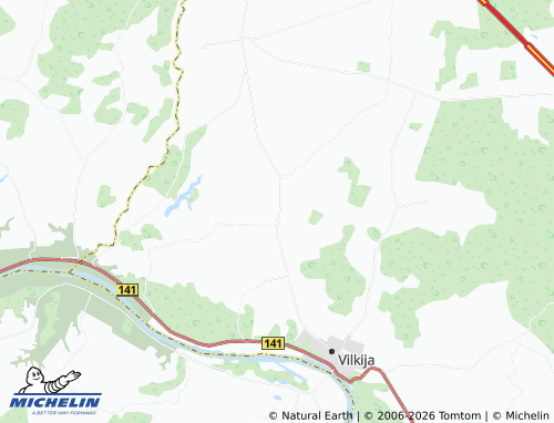 MICHELIN Pabaliai map - ViaMichelin