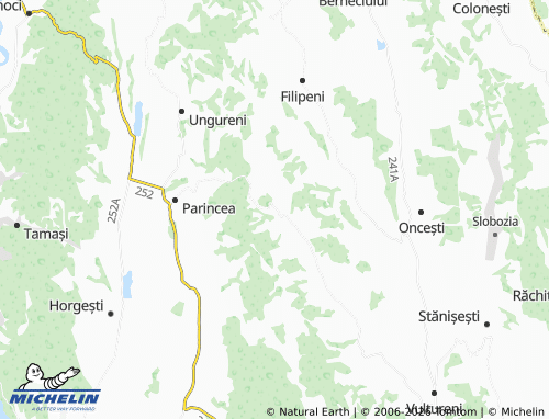 MICHELIN Poieni map - ViaMichelin