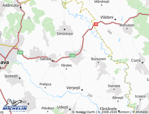MICHELIN Dumbrăveni map - ViaMichelin