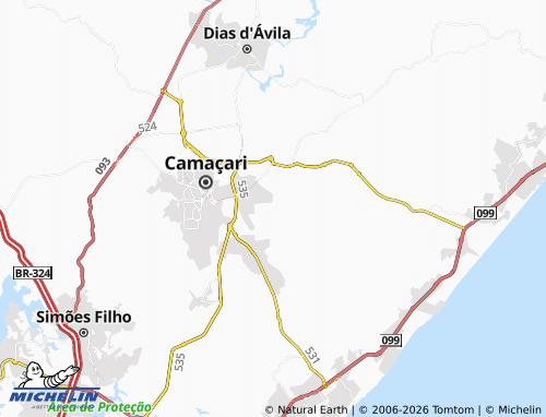 Mappa MICHELIN Parque Nascente do Rio Capivara - ViaMichelin