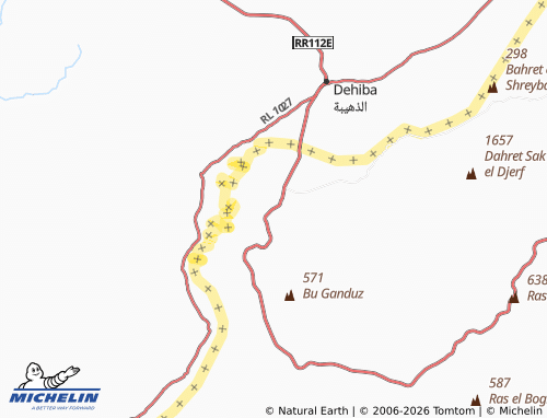 MICHELIN Wazzan map - ViaMichelin