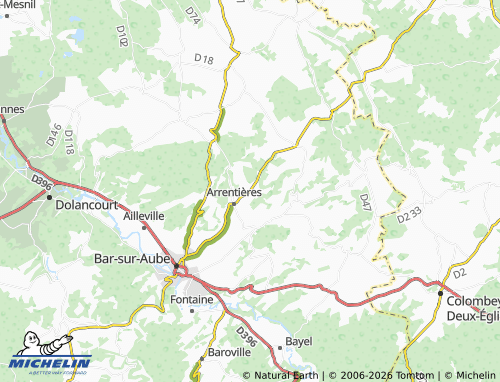 Mappa MICHELIN Engente - ViaMichelin