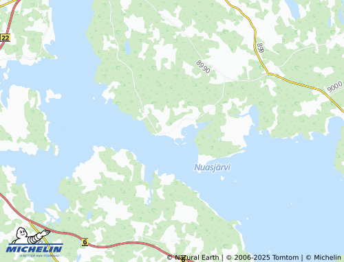 MICHELIN Korvanniemi map - ViaMichelin