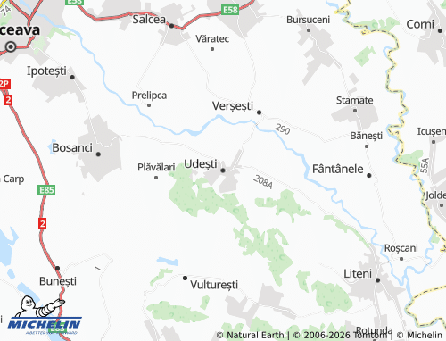 Mappa MICHELIN Udești - ViaMichelin