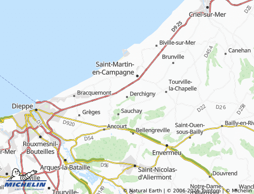 Mappa MICHELIN Derchigny - ViaMichelin