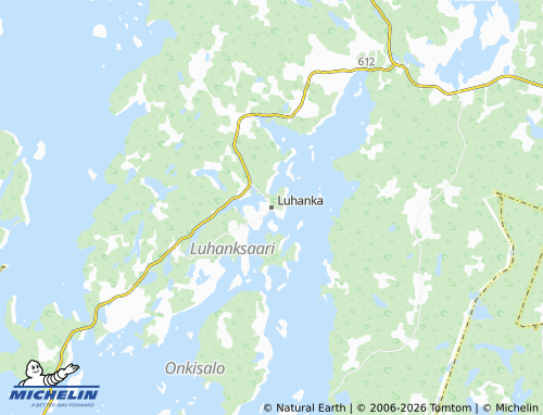 MICHELIN Luhanka map - ViaMichelin