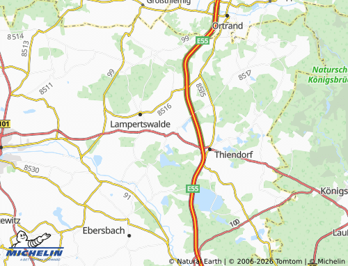MICHELIN Schönfeld map - ViaMichelin