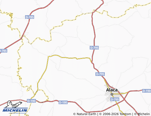 MICHELIN Çevreli map - ViaMichelin