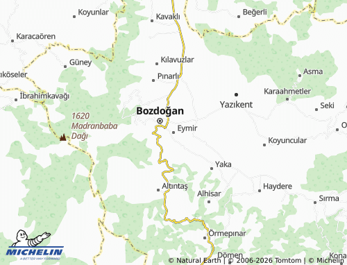 MICHELIN Eymir map - ViaMichelin