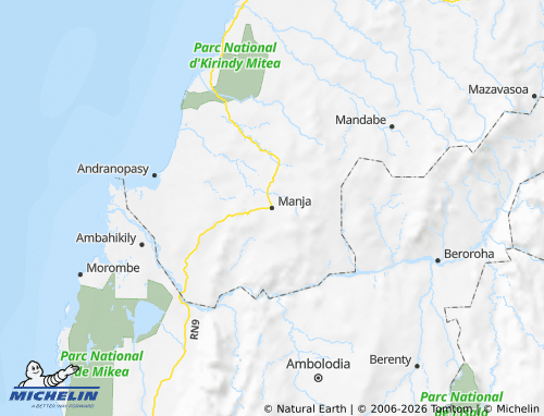 Mapa MICHELIN Manja - ViaMichelin