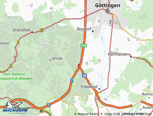 Mapa MICHELIN Volkerode - ViaMichelin