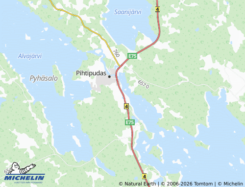 MICHELIN Variskylä map - ViaMichelin
