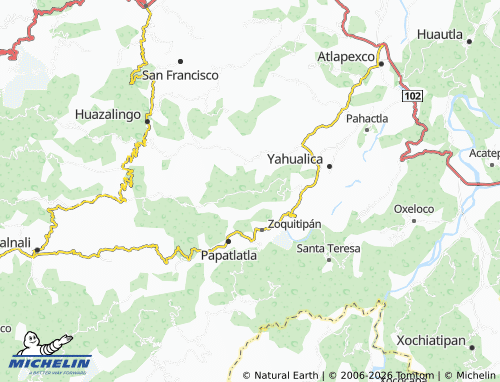 MICHELIN Santa Lucía map - ViaMichelin
