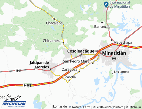 Mapa MICHELIN La Cruz - ViaMichelin