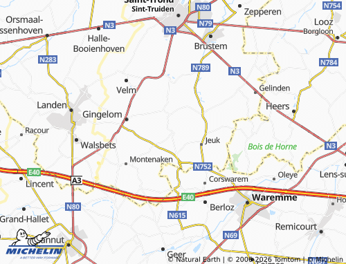 MICHELIN Borlo map - ViaMichelin