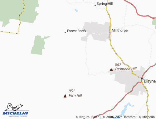 MICHELIN Tallwood map - ViaMichelin