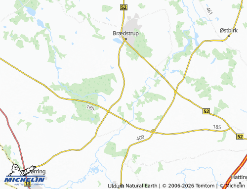 Mapa MICHELIN Hårup - ViaMichelin