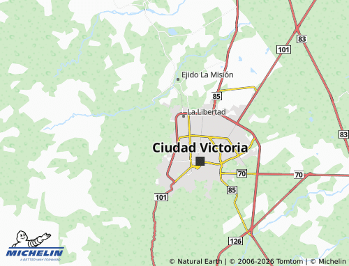Carte MICHELIN General Lucio Blanco - ViaMichelin
