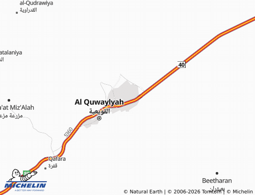 Mappa MICHELIN al-Rabwah - ViaMichelin