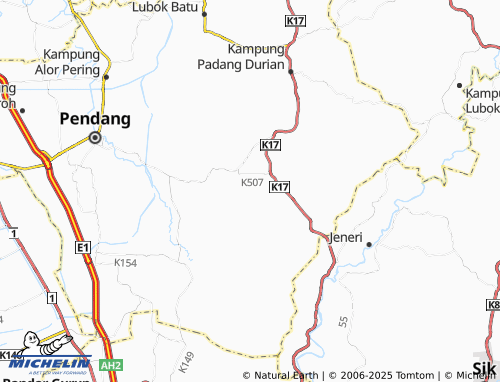 MICHELIN Kampung Raja map - ViaMichelin