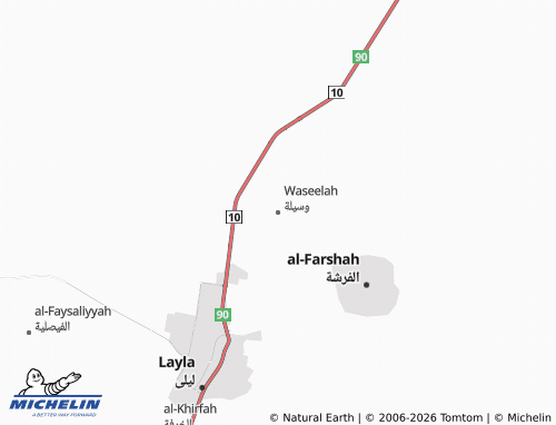 Carte MICHELIN Waseelah - ViaMichelin