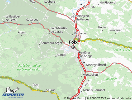 Carte MICHELIN Ruffié - ViaMichelin