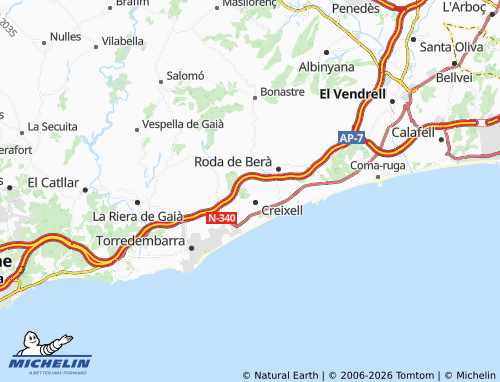Carte MICHELIN La Coma - ViaMichelin