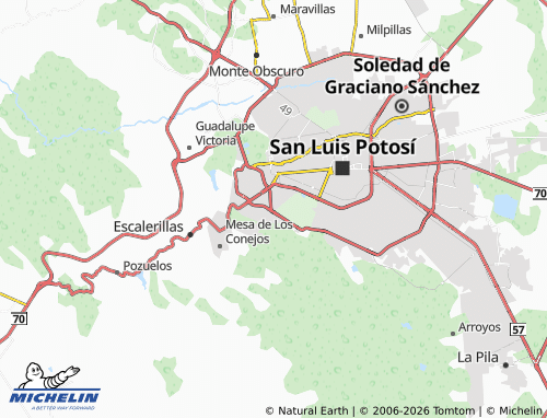 Mappa MICHELIN Residencial del Parque - ViaMichelin